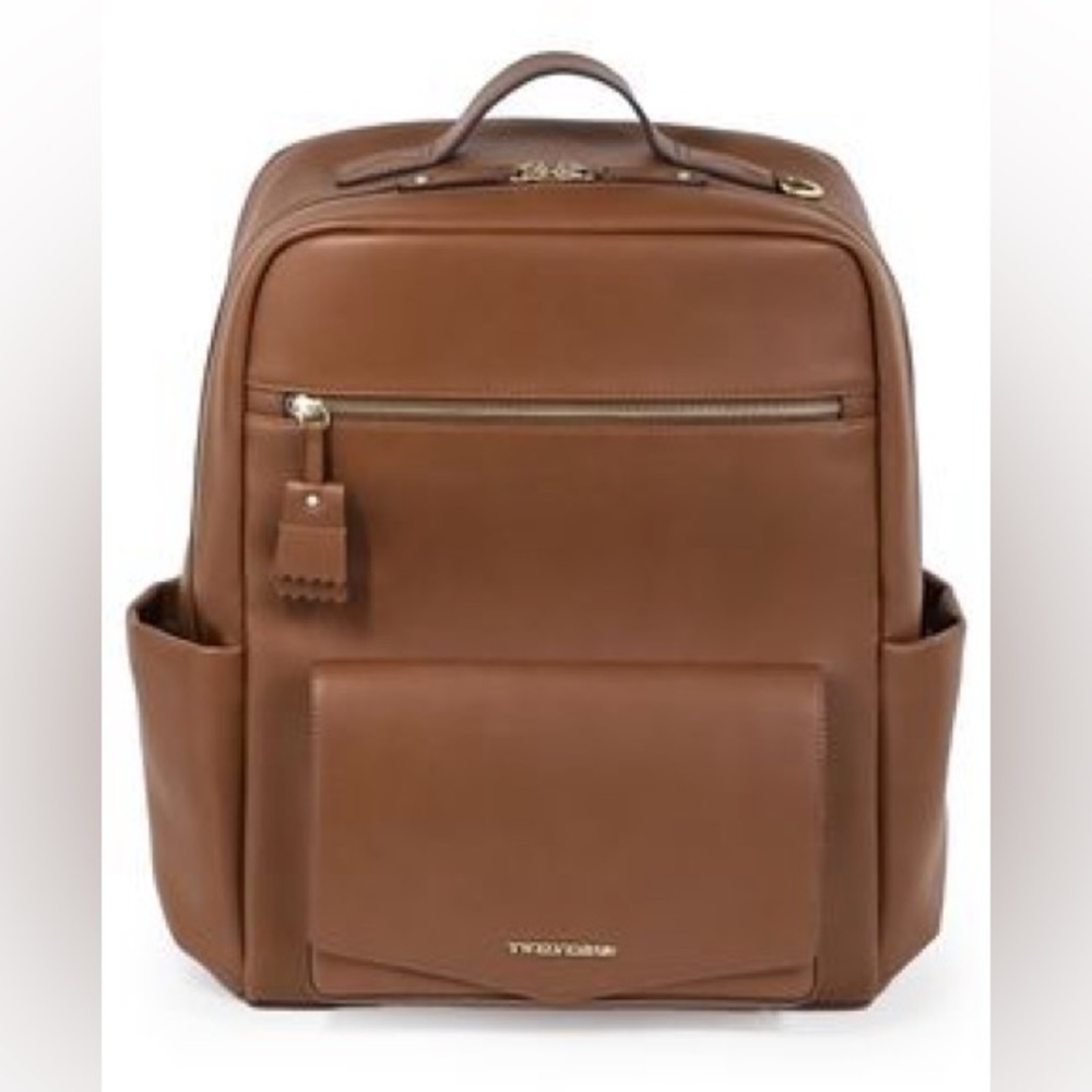 12 Littles Leather Diaper bag